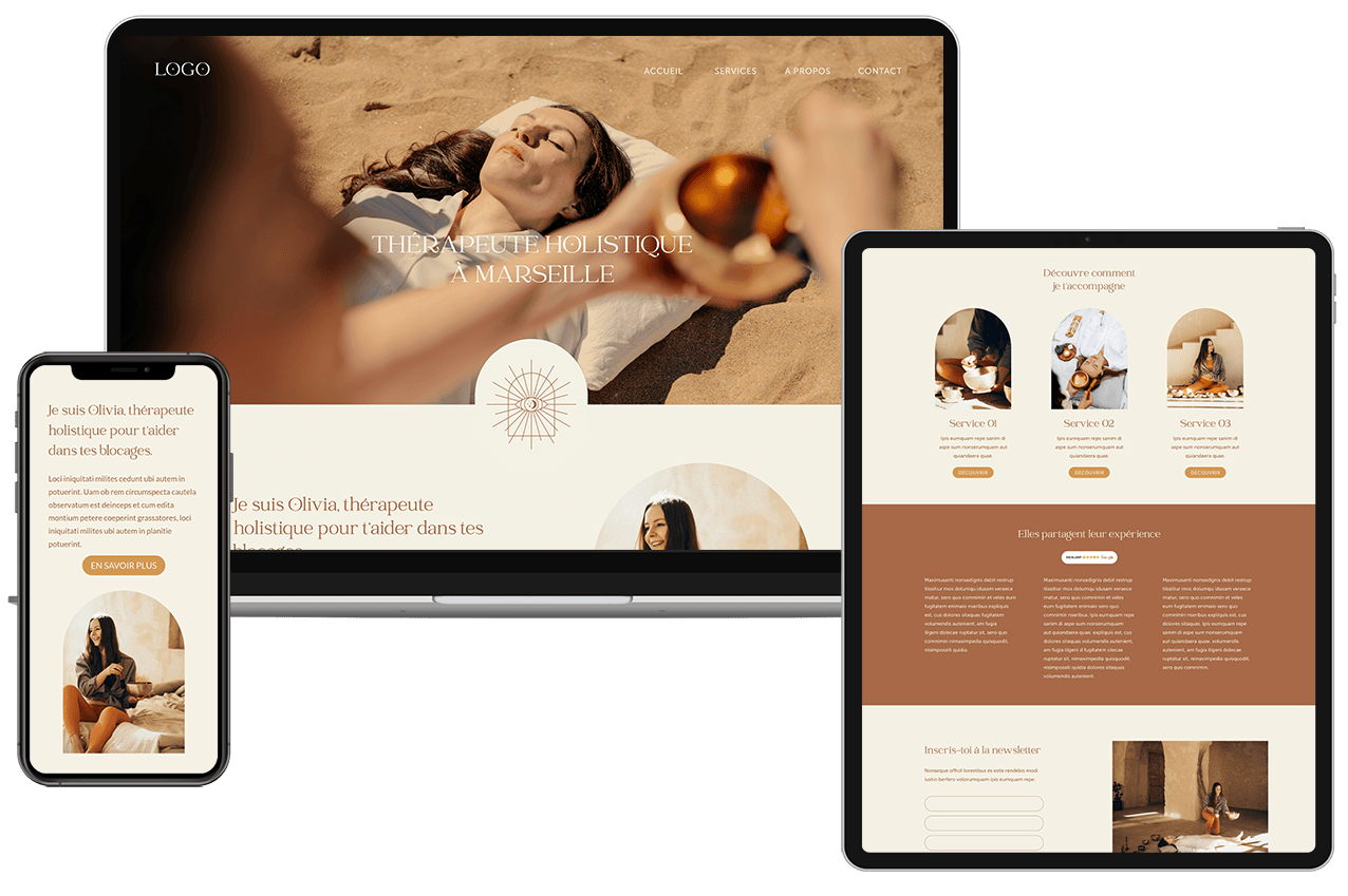 template site harmonie therapeutes praticiennes