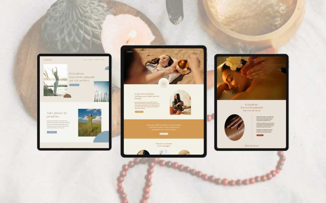 Lance ton activité bien-être sereinement avec un template de site clé en main