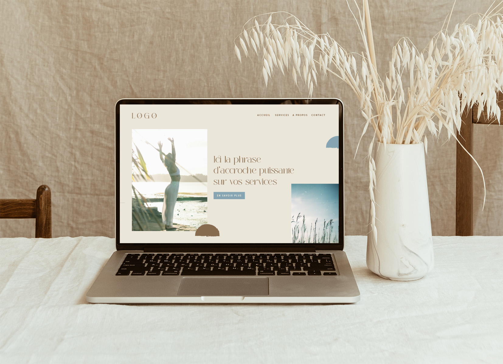 template site wordpress clé en main holistique