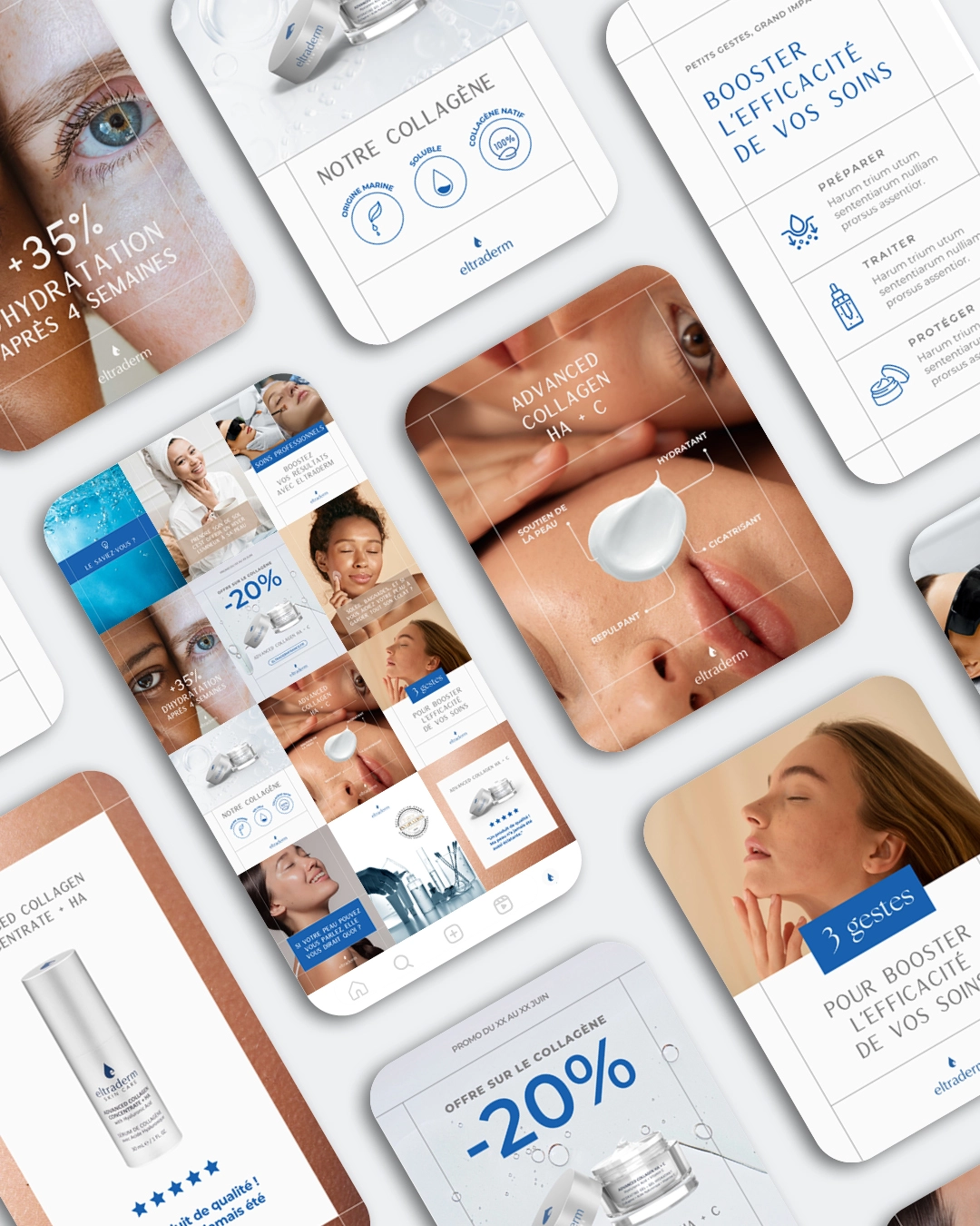 templates instagram marque cosmétique beauté