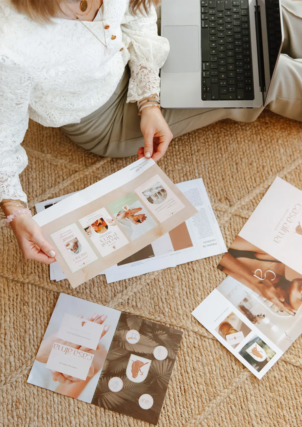 webdesigner-bien-etre création identité visuelle masseuse