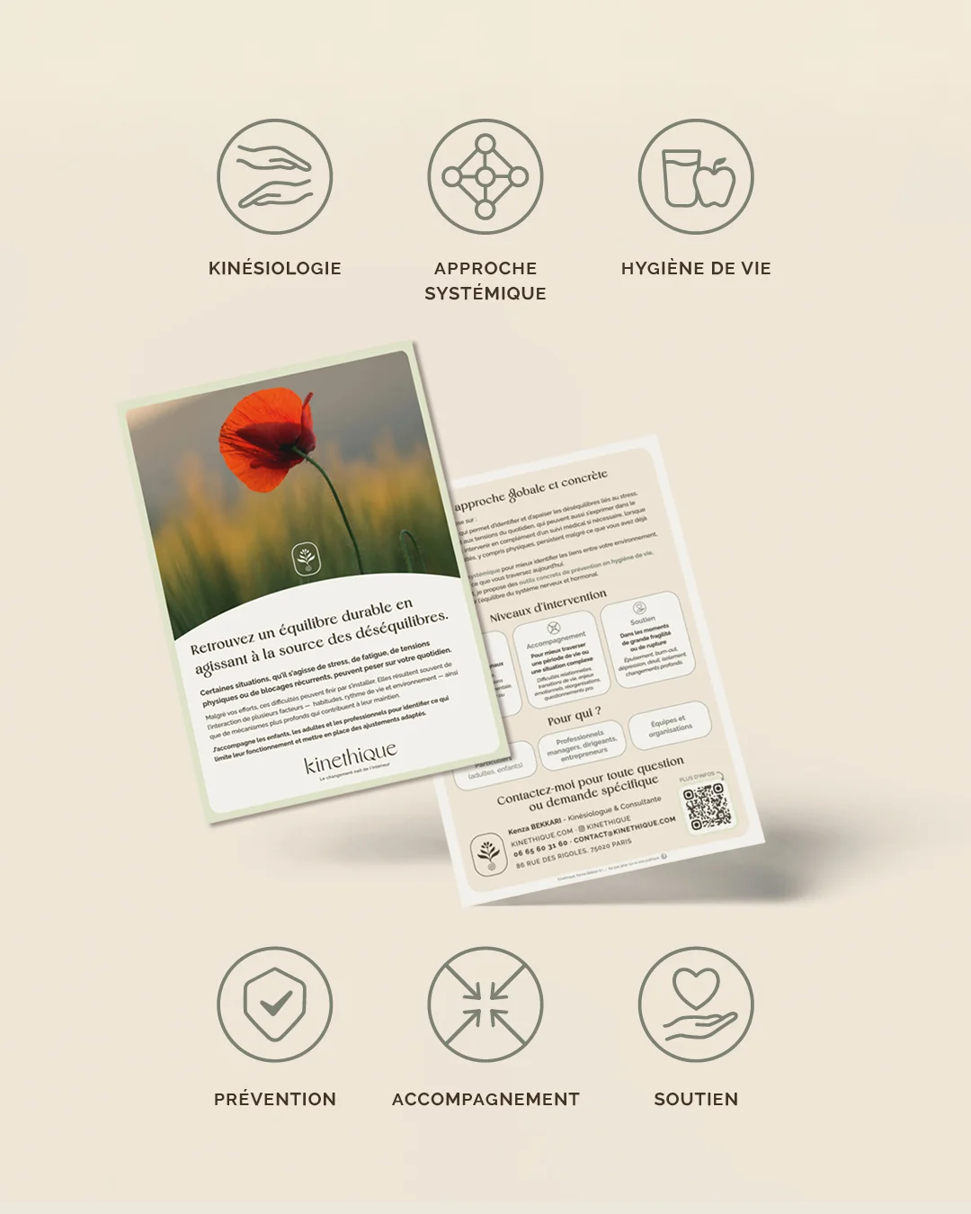 identité de marque masseuse